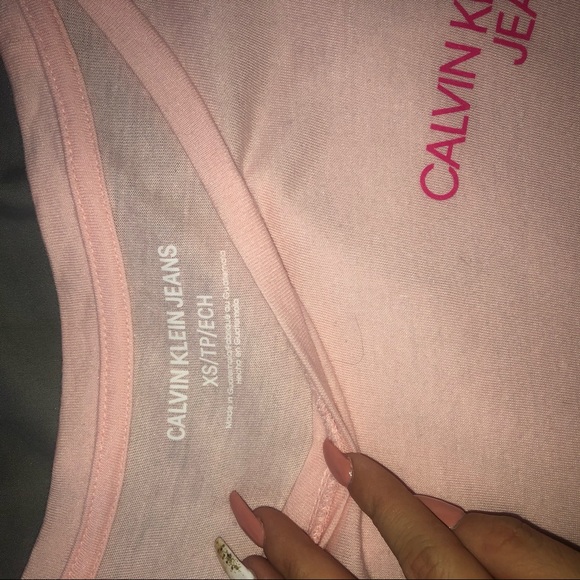 Calvin Klein Pink Long Sleeve - Picture 2 of 2